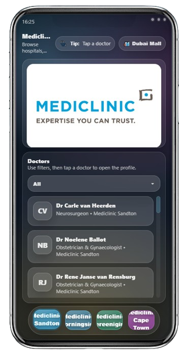 MediClinic phone preview